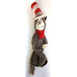 Cat in the Hat Dr. Seuss 1979 vintage plush gray stuffed animal Eden Toys